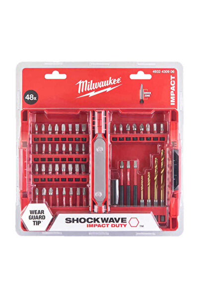 Milwaukee MİLWAUKEE 48 PARÇA SHOCKWAVE IMPACT DUTY VİDALAMA BİTS UÇ SETİ (T4932430906)