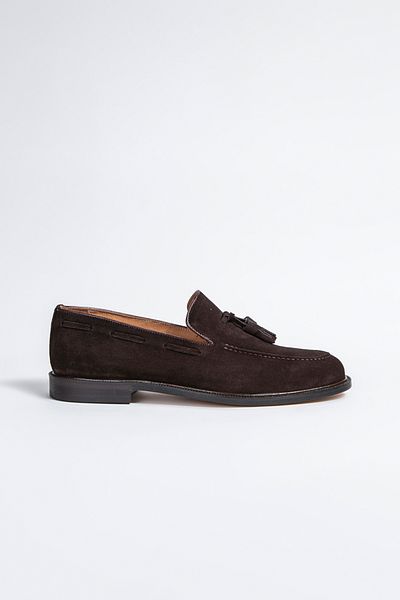 Picci Brown Suede Leather Men's Shoes