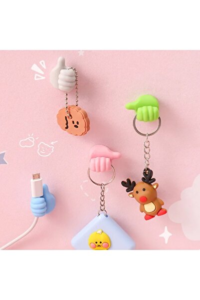 caraks Suport pentru cabluri pentru degetul mare, organizator pentru gestiona...