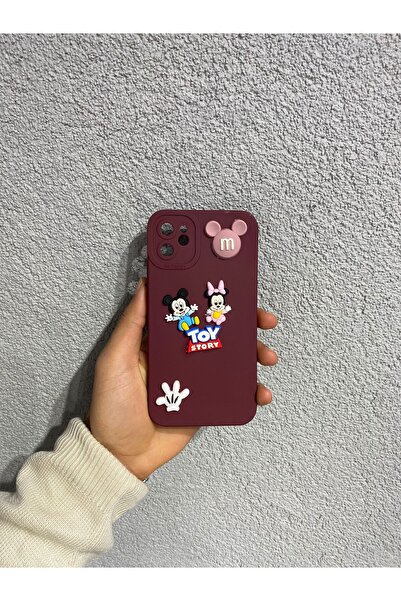 IPHONE 11 uyumlu kamera korumalı figürlü kılıf