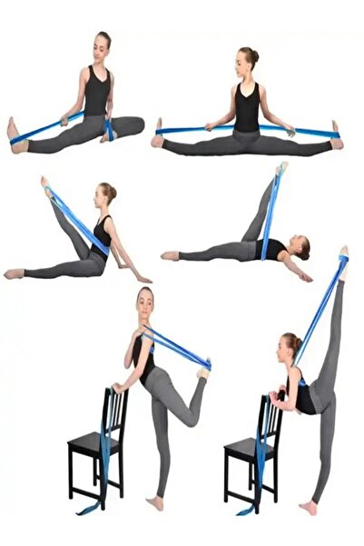 Clifton Pilates Bandı Plates Egzersiz Direnç Lastiği (1 Adet,Mavi)