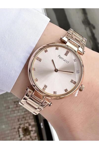 Ferrucci  Kadın Metal Kordon Kol Saatİ