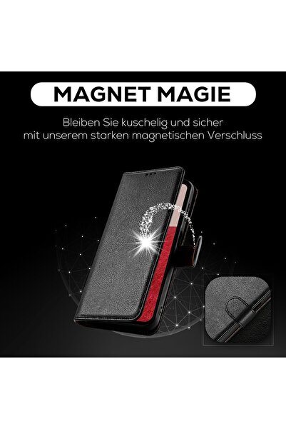 m.tk moveteck Xiaomi Redmi 13C Case 360 Full Containers Leather Textured Flip Wallet Stand Tank Armor Cover with Business Card