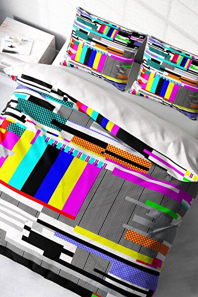 MonoHome KING SIZE No Signal 3d Double Duvet Cover Set