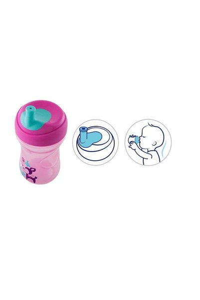 Chicco 2 in 1 Advance Cup Drinking Cup 266 ml +12 Months - Green