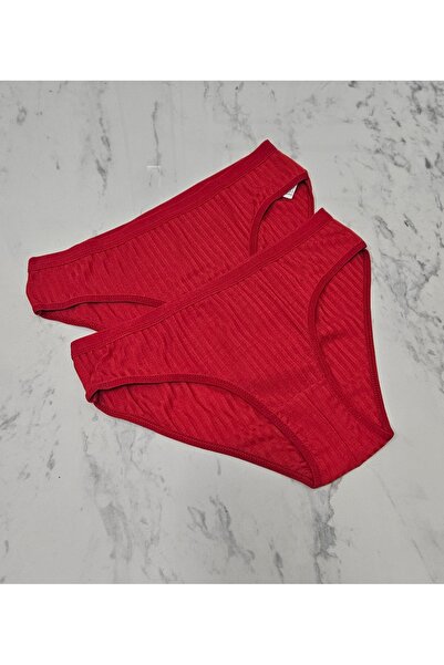 DAGBUTIK Women's Corded Cotton Swimsuit Briefs (2 Pieces)