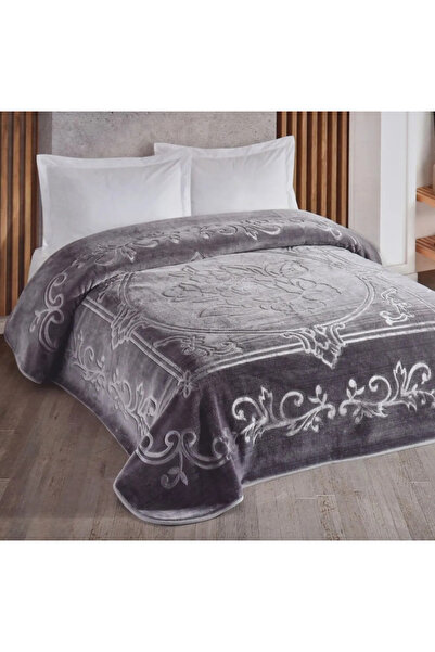 mevababy Taç Kristal 4 Kg Kalın Kabartmalı Battal Çift Kişilik Battaniye Süpe...