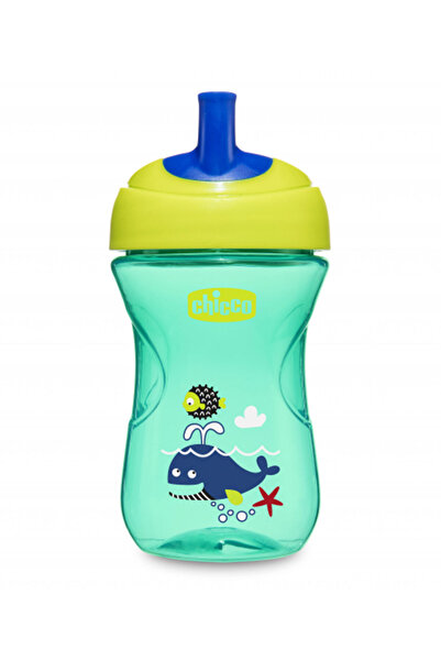 Chicco 2 in 1 Advance Cup Drinking Cup 266 ml +12 Months - Green