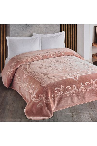 mevababy Двойно одеяло Crown Crystal, дебело 4 кг, релефно, размер King, супер меко, 220x240