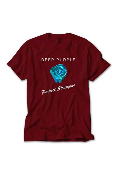 Z zepplin Κόκκινο T-shirt Deep Purple Perfect Strangers