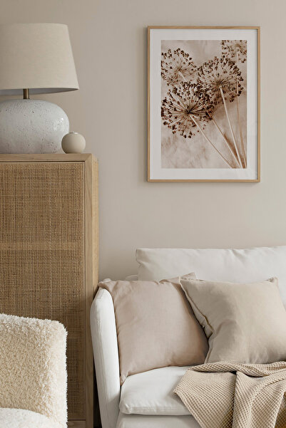 Artavessa Tek Parça Ahşap Çerçeveli Poster Tablo