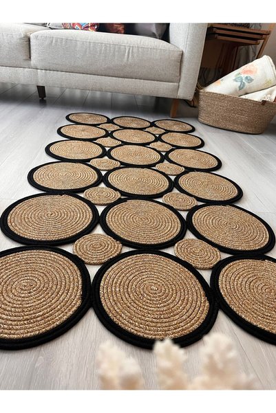 BHR Creative Covoraș din jută, covoraș de podea, covoraș pentru casă, design special