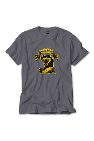 Z zepplin Harry P. Hufflepuff Gray T-Shirt