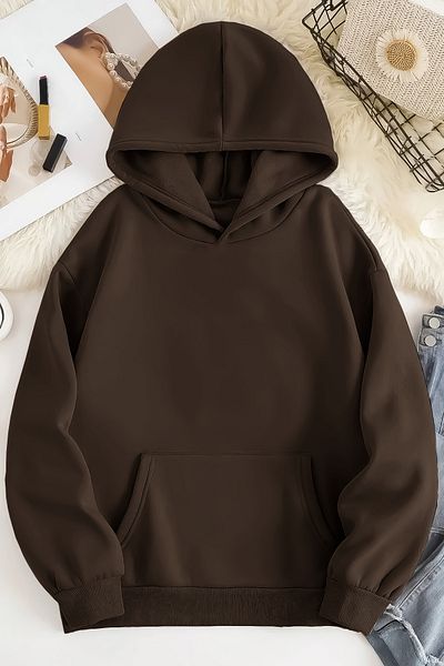 ciwi&life Φούτερ Unisex 2ip Σαλονιού NEW YORK CITY Καφέ Oversize