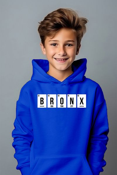ADA BEBEK ÇOCUK Hanorac oversize cu imprimeu Bronx pentru băiat