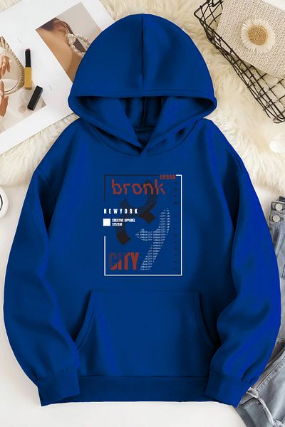 qavnas Унисекс 2ip повдигнат суичър URBAN BRONK Sax Oversize