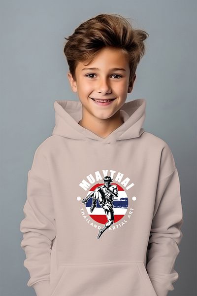 ADA BEBEK ÇOCUK Φούτερ Boy's Judoman Printed Oversize