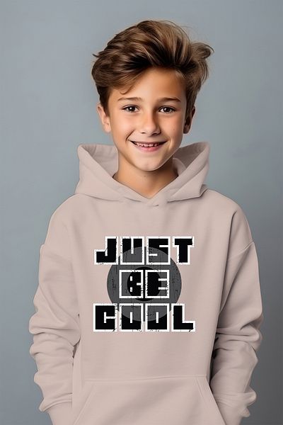 ADA BEBEK ÇOCUK Boy Just Be Cool Φούτερ με στάμπα μεγάλου μεγέθους