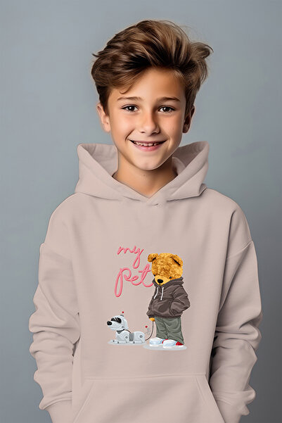 ADA BEBEK ÇOCUK Φούτερ Boy's Animal Lover Boho με στάμπα oversize