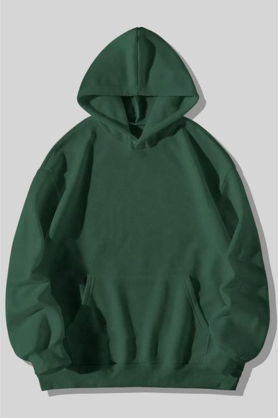 qavnas Unisex 2ip Raster Green Oversize φούτερ