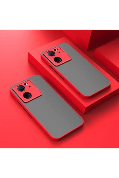 Rivor Xiaomi Mi 13T/13T Pro Uyumlu Kılıf 3d Kamera Korumalı Buzlu Kenarları R...