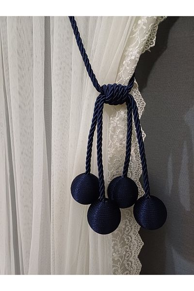 venedik home Navy Blue 4 Ball Tulle and Background Mount - Double Breasted Ceiling Tactical