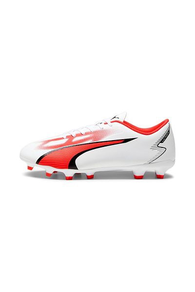Puma Puma Men's Football Boots - Ultra Play Fg/Ag, White/Black-F 10742301