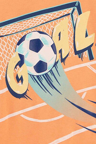 Carter's Little Boy Short Sleeve T-shirt Orange