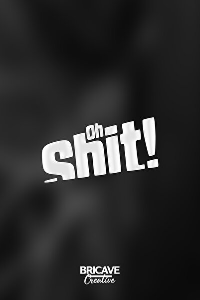 Bricave NoShit JDM Araba-Motosiklet Cam Etiket Sticker 14x8cm