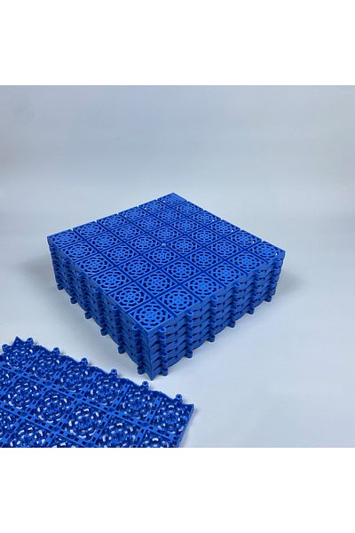 Gerçektrend غطاء أرضيات من البلاستيك غير القابل للكسر لتقويم العظام على شكل زهرة، (قطعة واحدة) 33 × 33