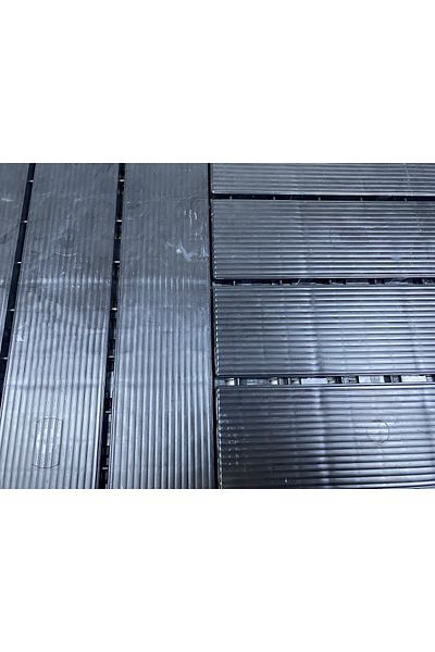 Gerçektrend شبكة أرضية من بلاط الأرضيات البلاستيكية الصلبة المزخرفة بالباركيه مقاس 30 × 30 (قطعة واحدة)
