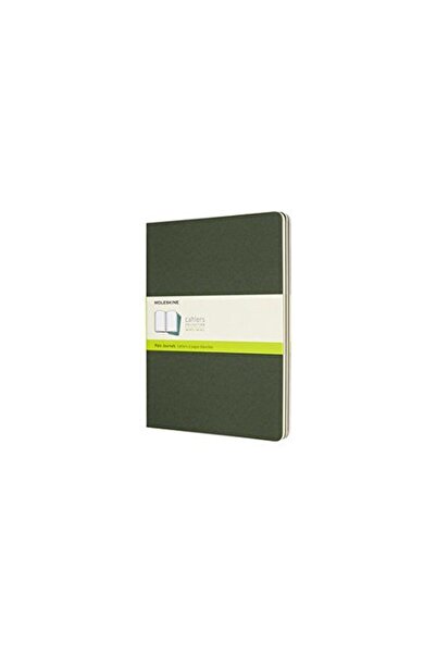 Moleskine Chaier 3'lü Günlük Defter Düz Xl Boy 19x25 Cm 120 Sayfa Yeşil