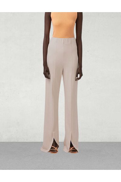 two in sis Leggings Trousers with Slits on the Legs Steel Trousers with Slits Leggings Trousers Leggings Trousers with Elastic Waist