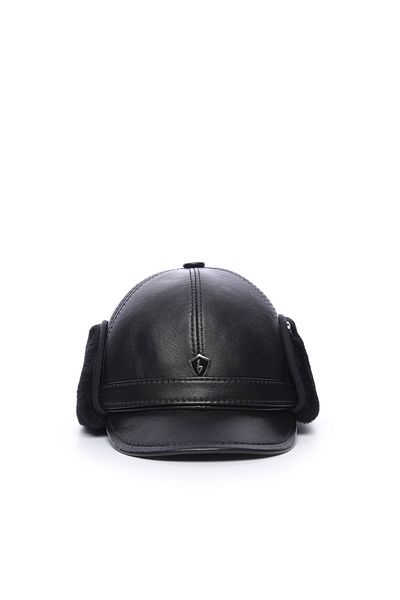 KEMAL TANCA Men's Black Hat Hat 524 PILOT HAT