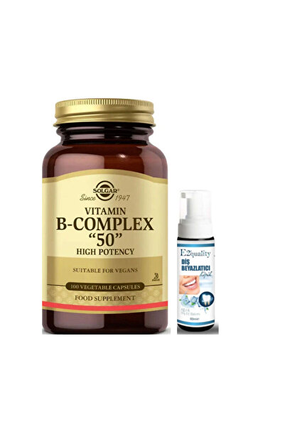 Solgar Vitamin B-Complex 50 - 100 Herbal Capsule - Teeth Whitening Foam