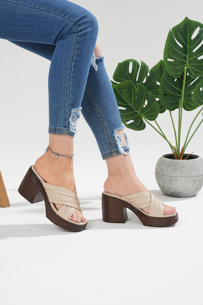 Mira Terlik Mira Orthopedic Thick Heel Slippers