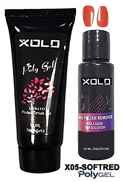xolo Polijel Oje ve Polijel Solüsyon İkili Set Jel Polijel Poly Gel Polygel S...