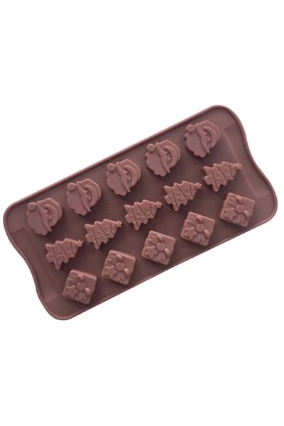 Epinox EPİNOX SİLİKON ÇİKOLATA KALIBI ÇAM NOEL BABA