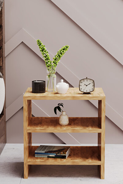 EGEMODÜLER 2 Raflı Komodin Yatak Odası Yanı Komodin Bölmeli Komodin Başucu Komodin