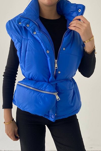 vuvutasarım محفظة جيب مصممة Saks Blue Sports سترة قابلة للنفخ 201