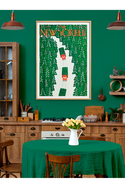 HOMEPACK Tekli Çerçeveli New Yorker Seri Tablo Modern Art Poster Tablo TK/505