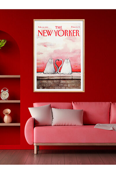 HOMEPACK Pictură în serie New Yorker cu un singur cadru Pictură poster de art...