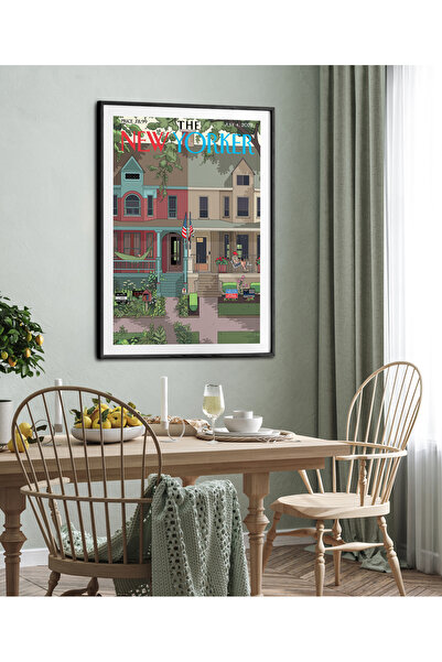 HOMEPACK Pictură în serie New Yorker cu un singur cadru Pictură poster de art...