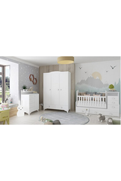 BabyHope Nevada Bebek Odası 3'lü Set Takım