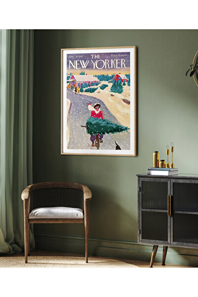 HOMEPACK Tekli Çerçeveli New Yorker Seri Tablo Modern Art Poster Tablo TK/501
