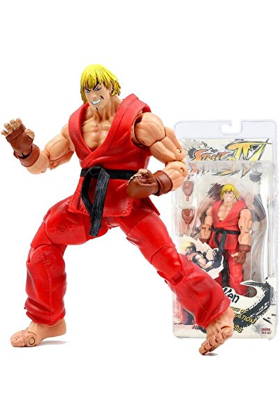 MYCH Street Fighter KEN Figür Pozlanabilir Action Figure Figür