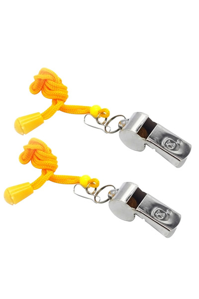 Numaca Metal Düdük Deprem Düdüğü Hakem Düdüğü İp Hediyeli Metal Düdük Paslanm...