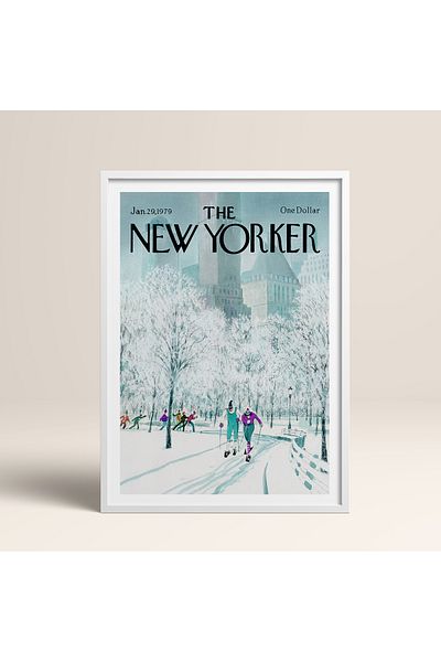 HOMEPACK Pictură în serie New Yorker cu un singur cadru Pictură poster de artă modernă TK/508