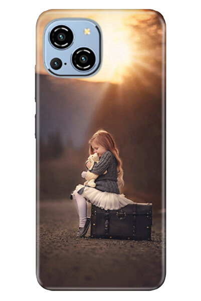 Reeder S23 Pro Max Uyumlu Kılıf Silikon Desenli Resimli Kapak Yalnız Çocuk