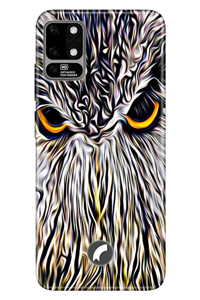 Reeder S19 Max Uyumlu Kılıf Silikon Desenli Resimli Kapak Baykuş Asil